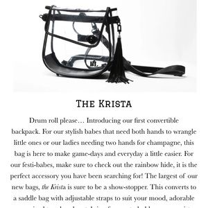 Leather Purseption Bag / Backpack - The Krista